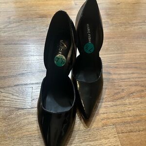 Marc Fisher Black Patent Leather Pointed-Toe Pumps – Size 7.5
